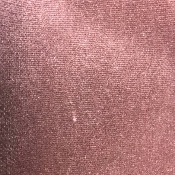 Vintage Linea V Midi Skirt Brown Velour Red V Waist Pockets Size 8 Made In USA - Picture 5 of 10